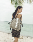 Postal Silver Stripe Crossbody by Kempton & Co.