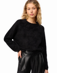 Niall Cashmere Sweater in Black by Cami NYC