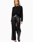 Niall Cashmere Sweater in Black by Cami NYC