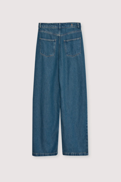 Tencel Woman Pant in Blue Denim by The New Society