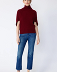 Cashmere Cape Sweater in Bordeaux by KAL REIMAN