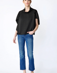 Angelica Cape Top in Black by KAL REIMAN
