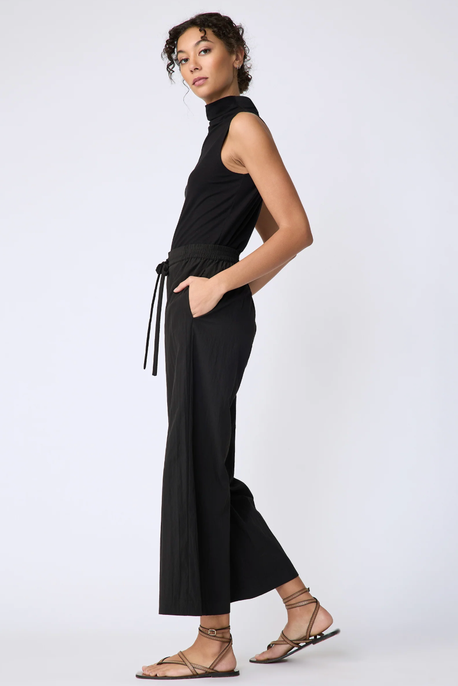 Celeste Pant in Black by KAL REIMAN