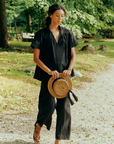 Celeste Pant in Black by KAL REIMAN