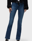 Barbara High Rise Boot Cut Jeans in Leap Year by Hudson
