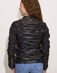 Naemie Leather Jacket by Mauritius