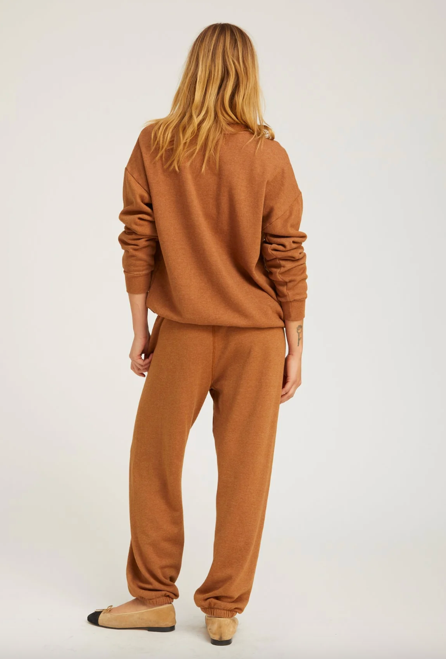 Heart Sweatshirt in Ginger by SPRWMN