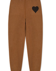 Heart Sweatpants in Ginger by SPRWMN