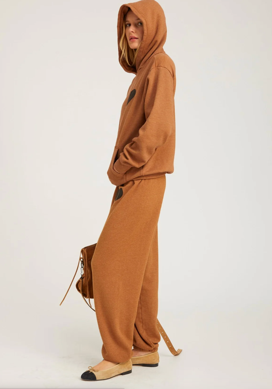 Heart Sweatpants in Ginger by SPRWMN