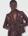 Cindy Recycled Leather Jacket by AS by DF