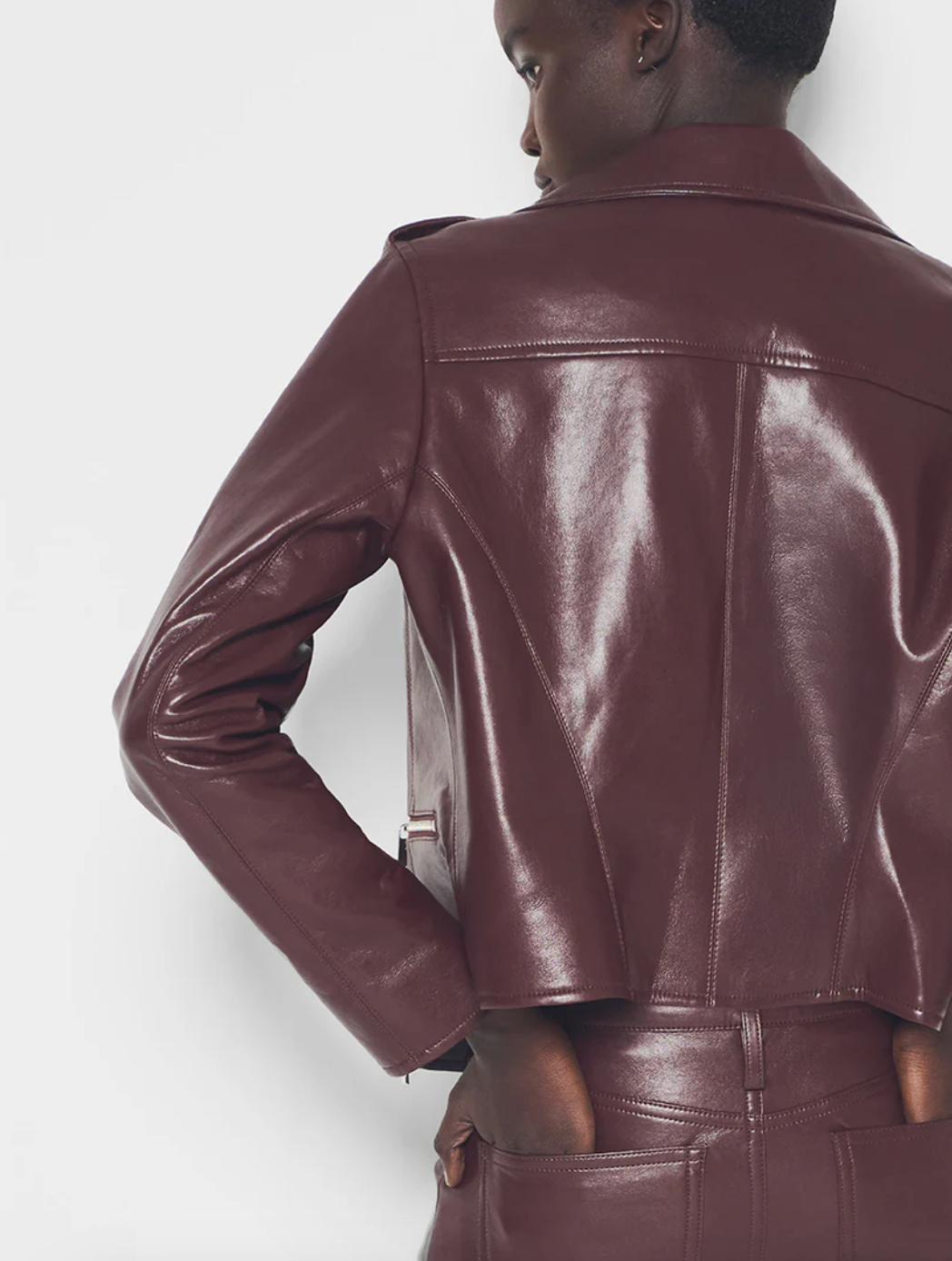 Cindy Recycled Leather Jacket by AS by DF