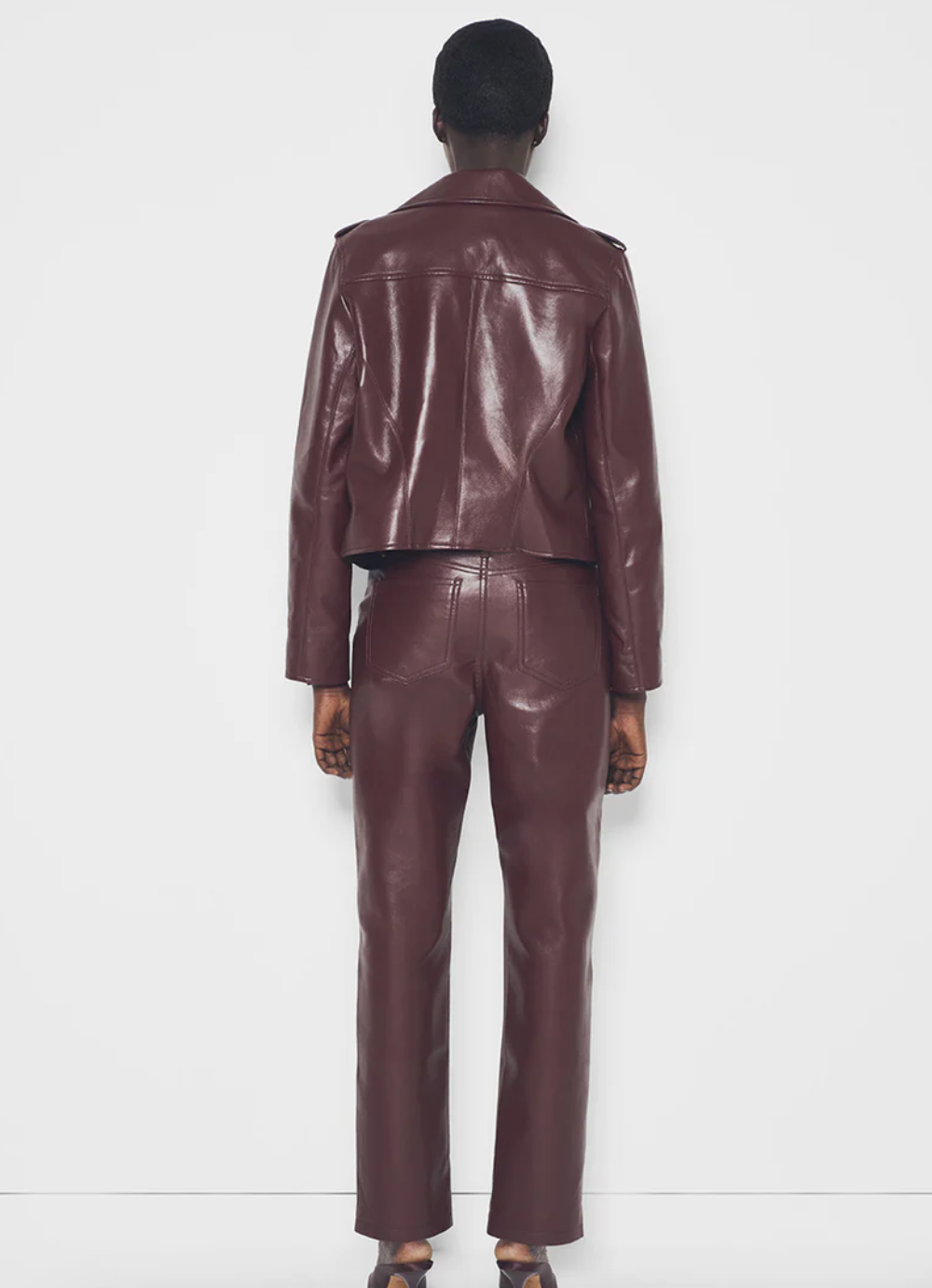 Cindy Recycled Leather Jacket by AS by DF