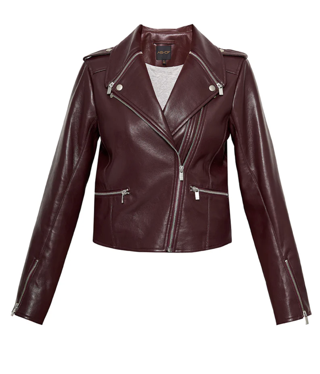 Cindy Recycled Leather Jacket by AS by DF