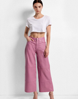 Ruby Leather Wide Leg Pants by AS by DF