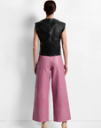 Ruby Leather Wide Leg Pants by AS by DF