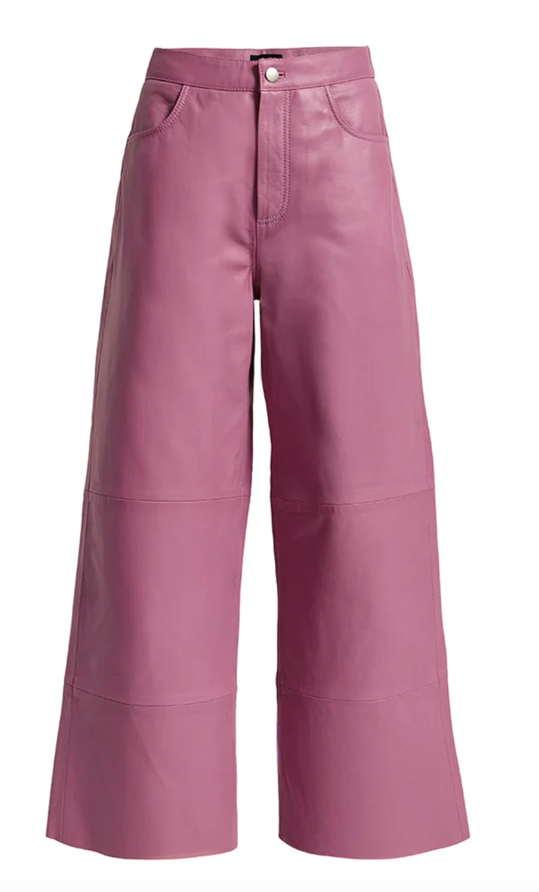 Ruby Leather Wide Leg Pants by AS by DF