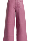 Ruby Leather Wide Leg Pants by AS by DF