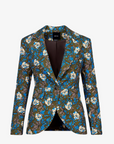 Seamed Blazer in Floral Olive by Smythe