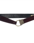 Cast Rope Belt in Suede Burgundy by Kim White