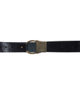 Cast Rope Belt in Black Leather by Kim White