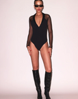 The Tuxedo Bodysuit by Fleur Du Mal
