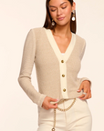 Huda Cotton Lurex Tweed Jacket by Ramy Brook