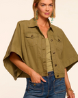 Beatrice Canvas Jacket by Ramy Brook