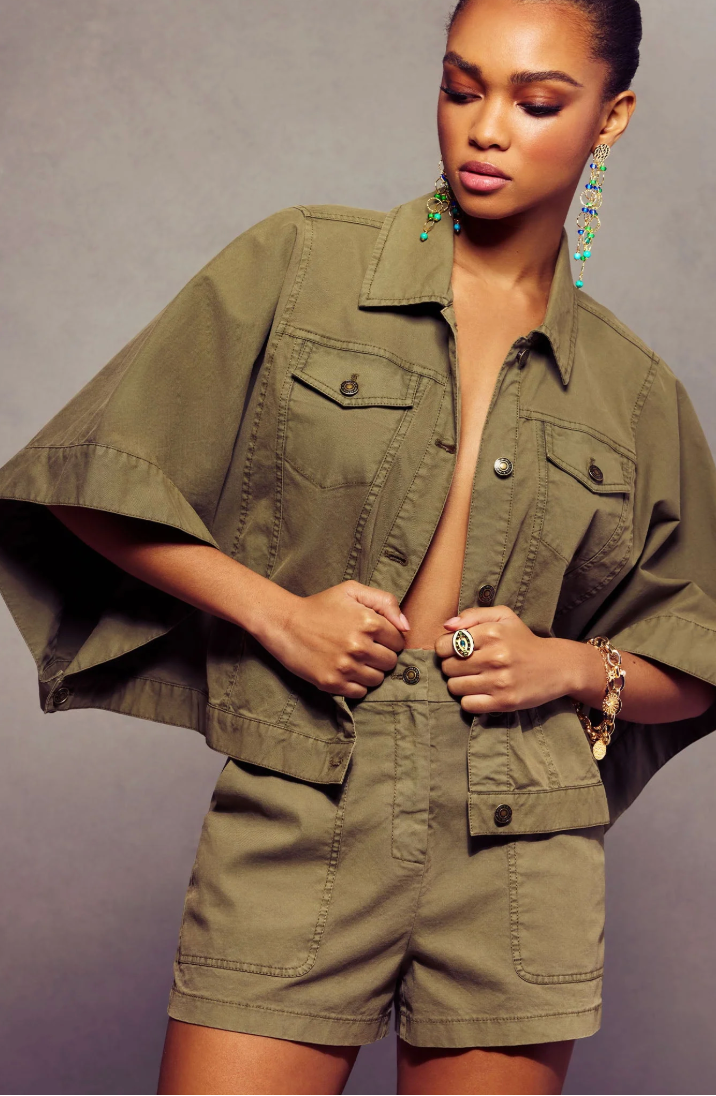 Beatrice Canvas Jacket by Ramy Brook