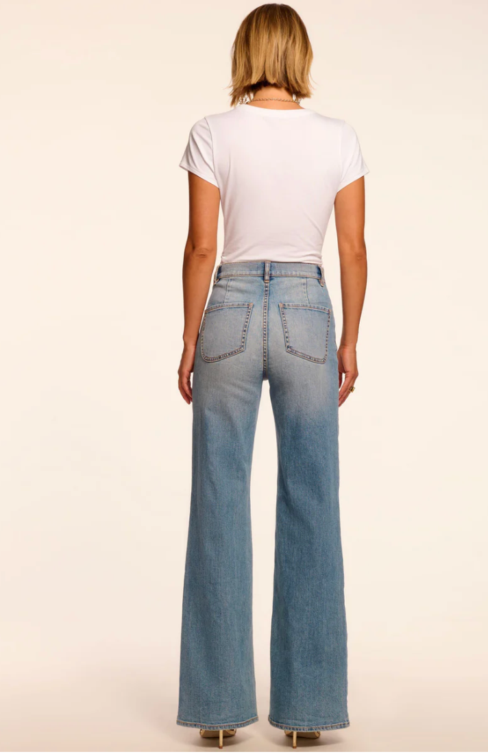 Heidi High-Rise Wide Leg Braided Jean by Ramy Brook