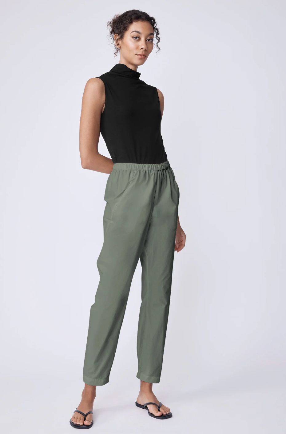 Asher Angle Seam Jogger in Cactus by Kal Rieman