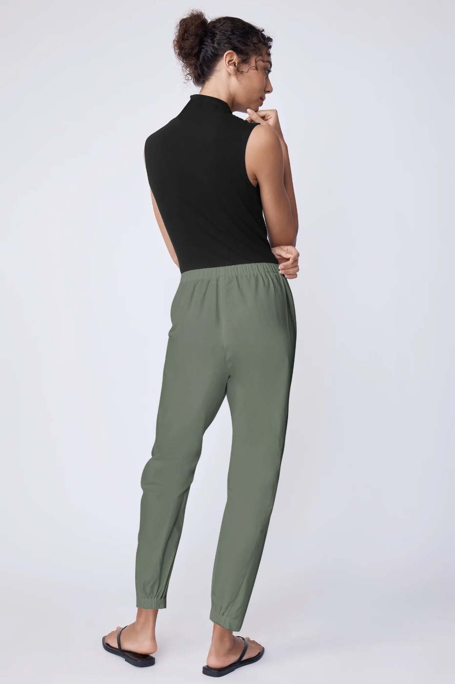 Asher Angle Seam Jogger in Cactus by Kal Rieman
