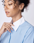 Lynn DC Shirt in Poolside Stripe by Kal Rieman