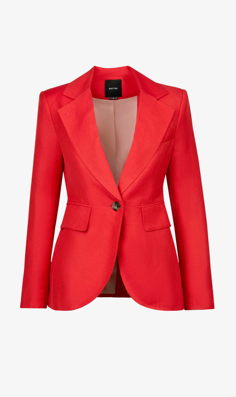 Seamed Blazer in Chili by Smythe