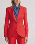 Seamed Blazer in Chili by Smythe