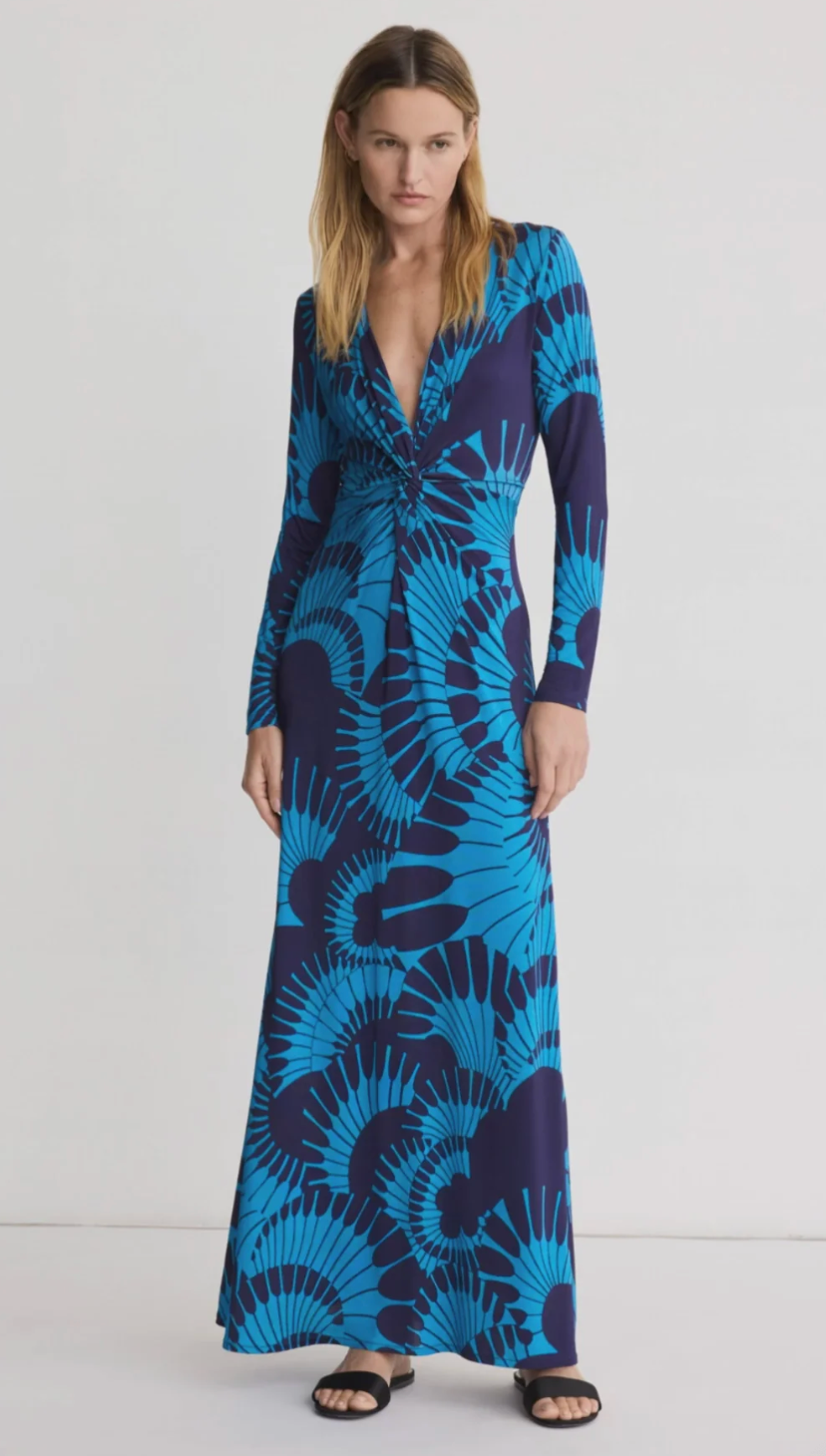 silk knot dress Miranda Bennett Studio Knot Dress in Silk Charmeuse