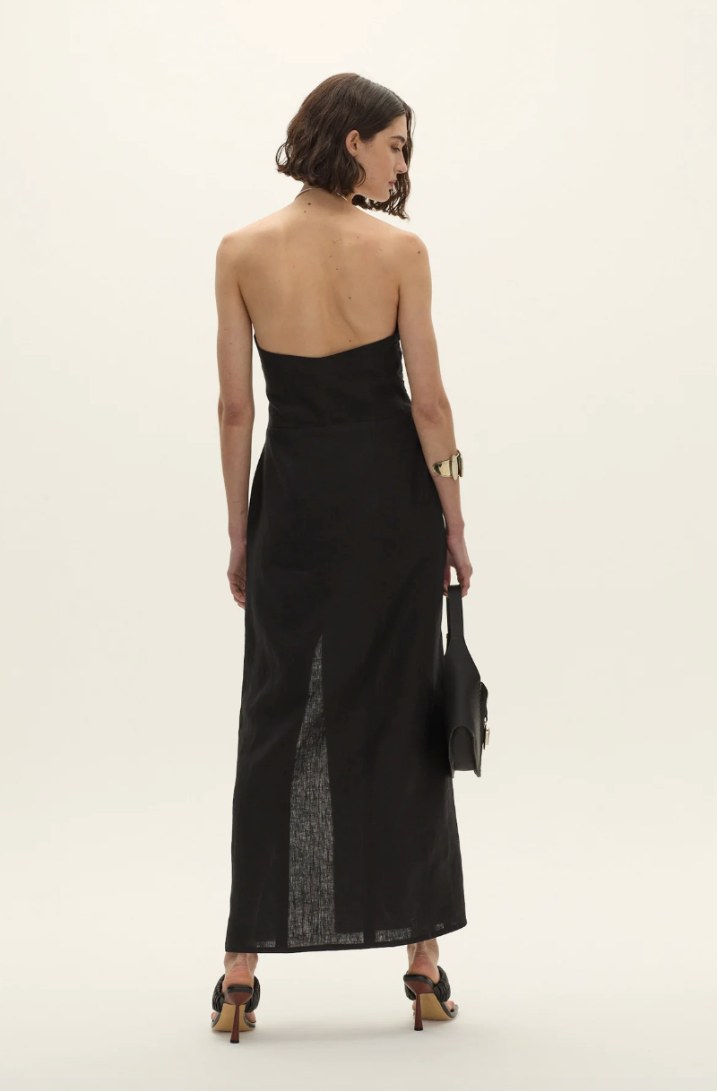 Cerro Linen Dress by Curatoria