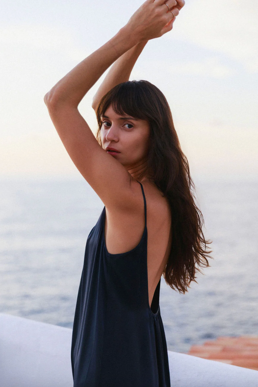 Symi Dress in Midnight Navy by Catherine Gee