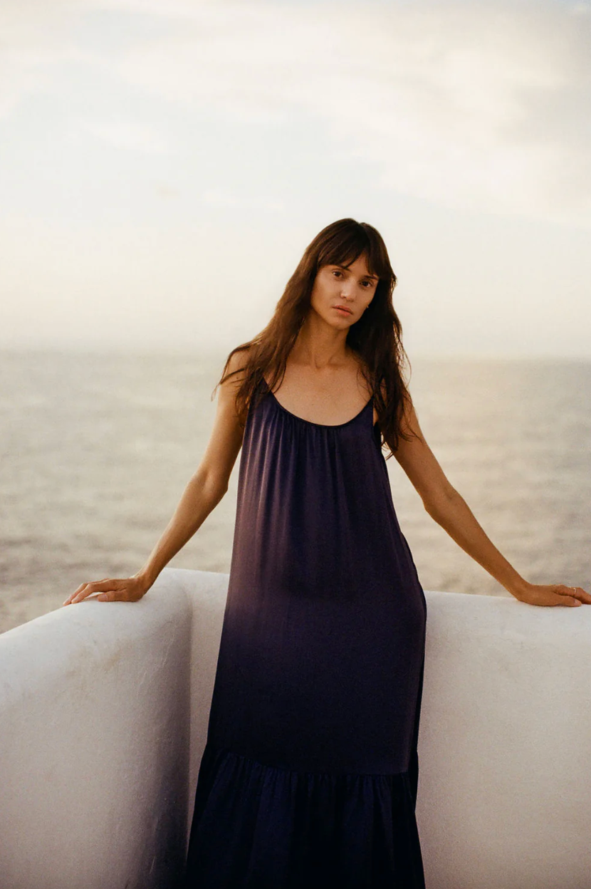 Symi Dress in Midnight Navy by Catherine Gee