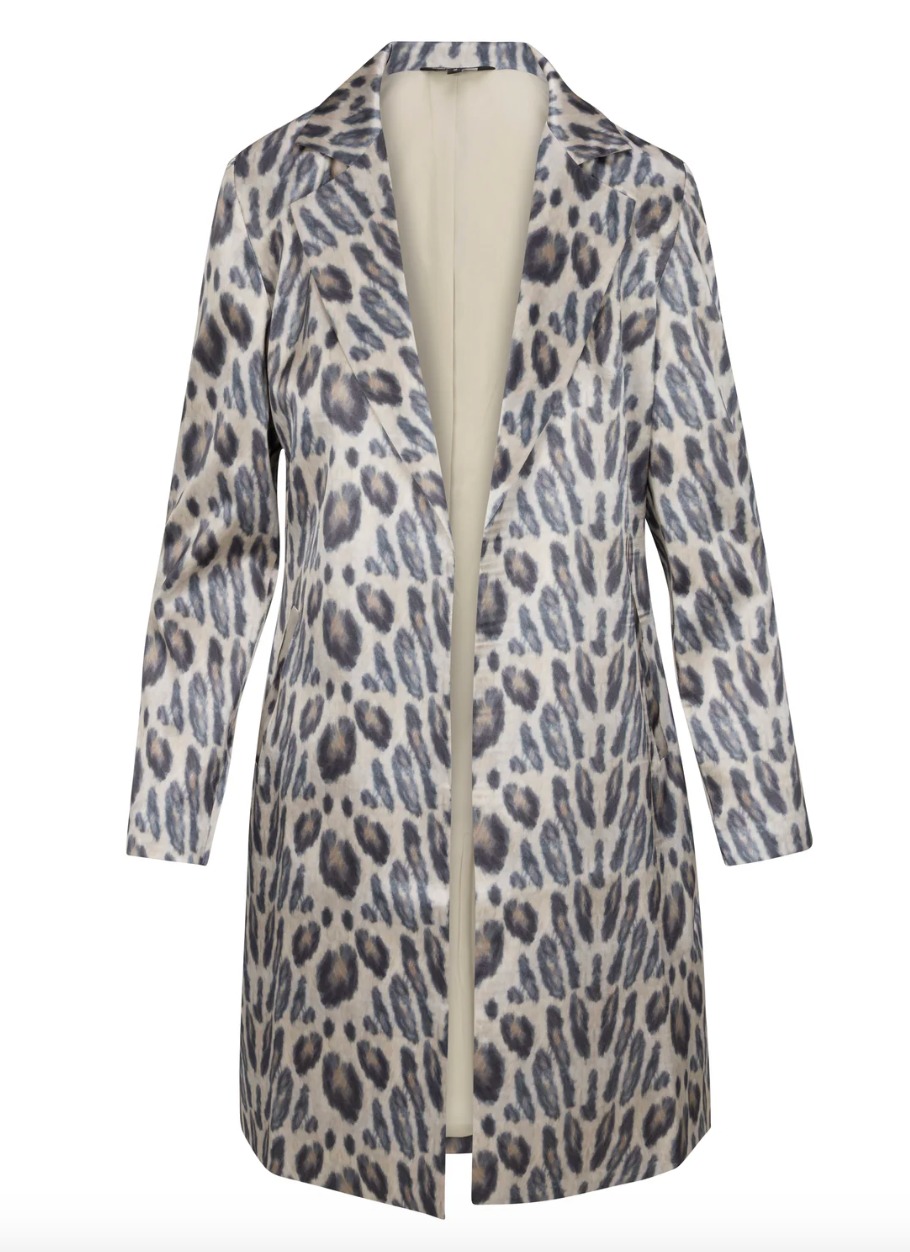 Lexi Car Coat in New Leopard by Catherine Gee