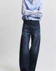 Stevie Barrel Jean in Mechanic Wash by Saint Art