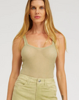 Scoop Neck Tank in Pistachio by SPRWMN