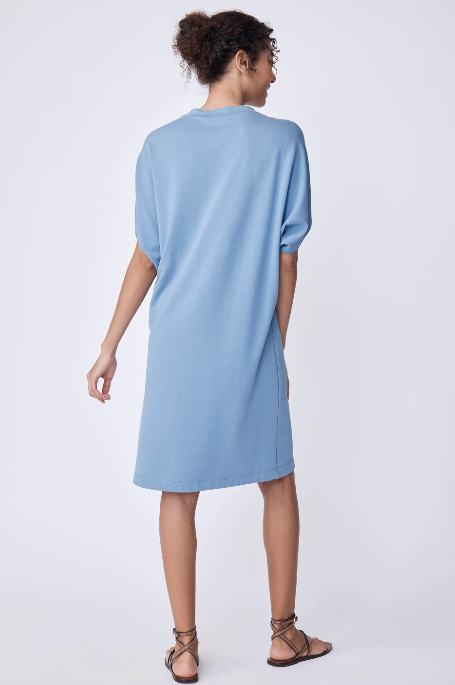 Phoenix Cape Dress in Sky by Kal Rieman