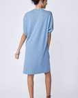 Phoenix Cape Dress in Sky by Kal Rieman