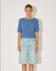 Cashmere T-shirt in China Blue by Maiami