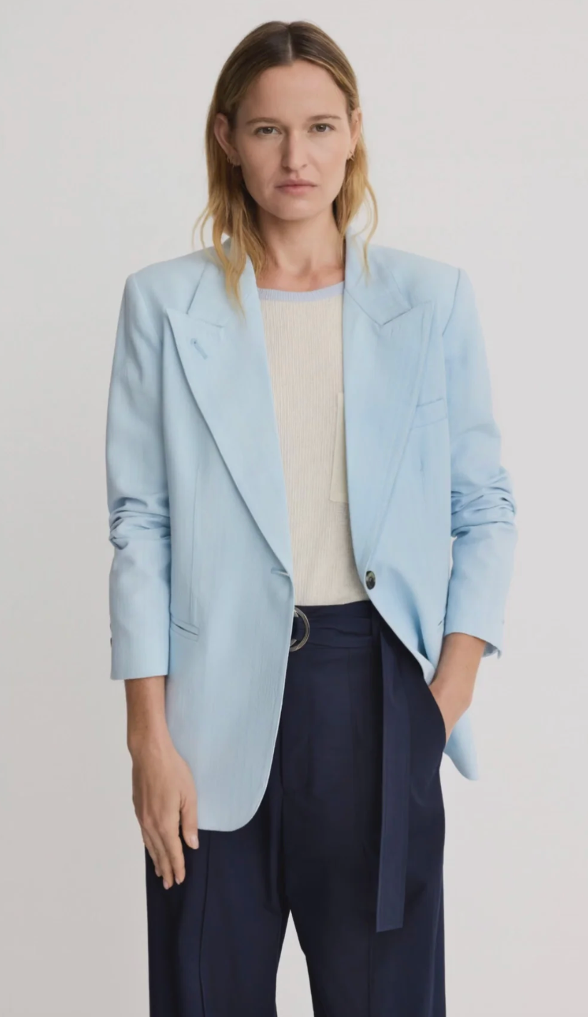 90's Blazer in Powder Blue by Smythe