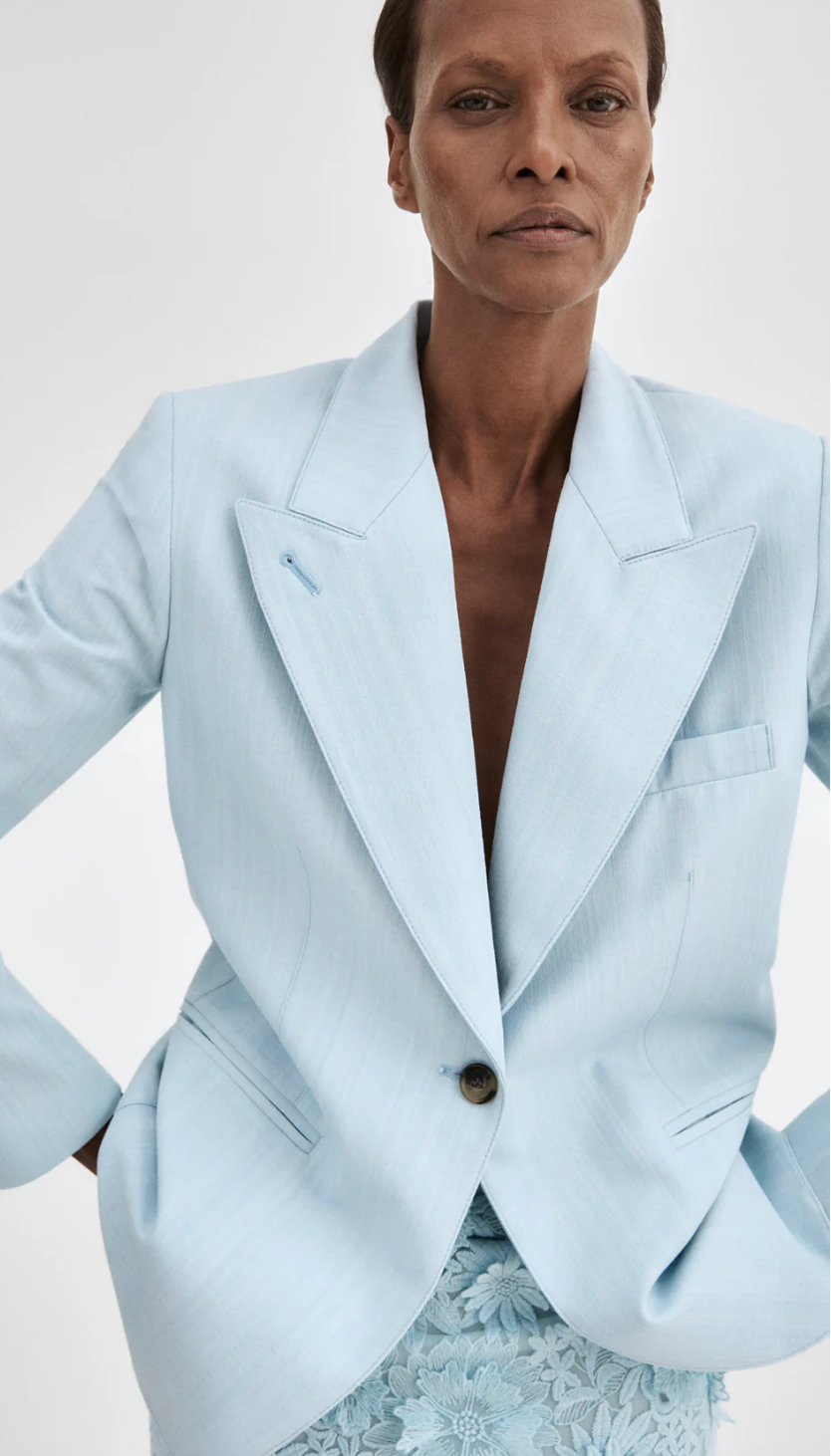 90's Blazer in Powder Blue by Smythe