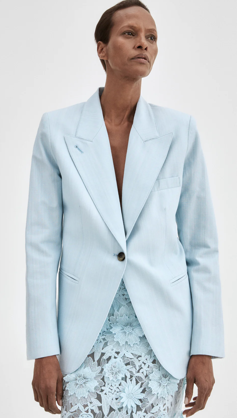 90's Blazer in Powder Blue by Smythe