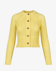 Crochet Cardigan in Lemon By Smythe