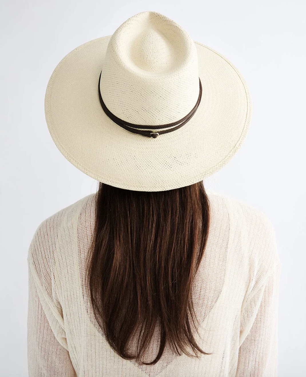 Jude Straw Fedora in Natural by Janessa Leone