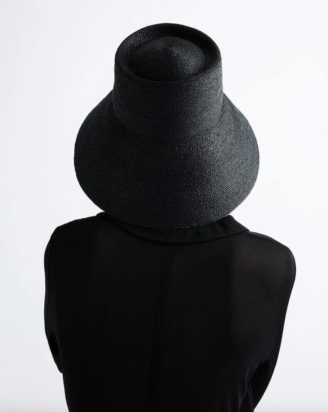 Suni Bucket Hat in Black by Janessa Leone